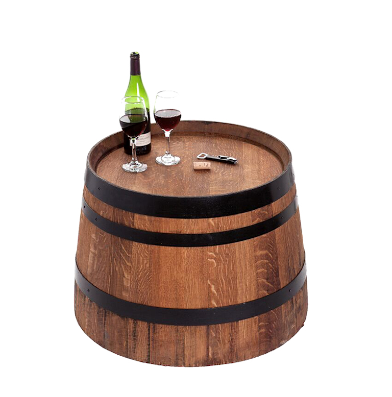 HALF BARREL TABLE
